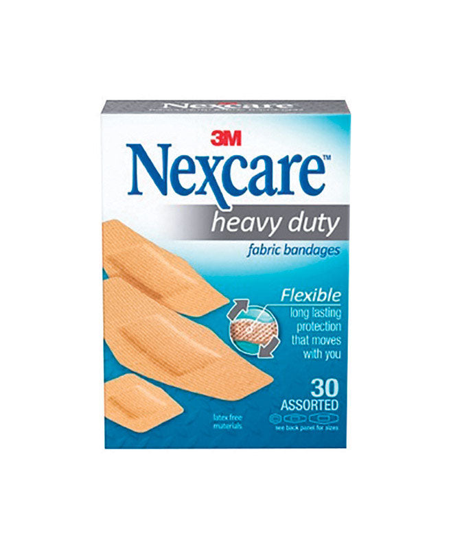 Nexcare Beige Fabric Bandages 30 pk, Pack of 6
