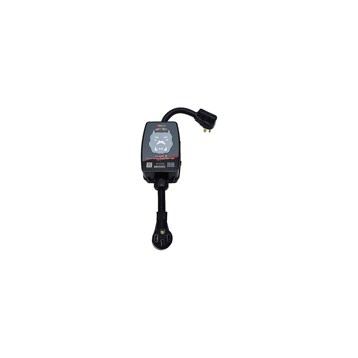 Hughes PWD50EPO Power Watchdog Smart Surge Protector With Auto Shutoff, Portable, 50 Amp