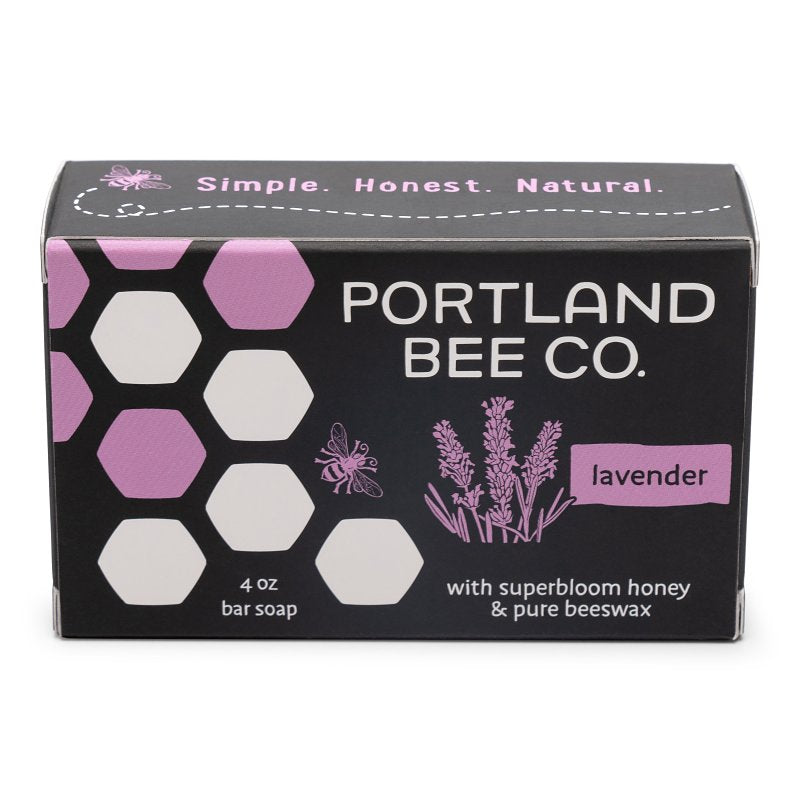 Portland Bee Balm 136 Soap, Bar, Lavender, 4 oz, Pack of 12