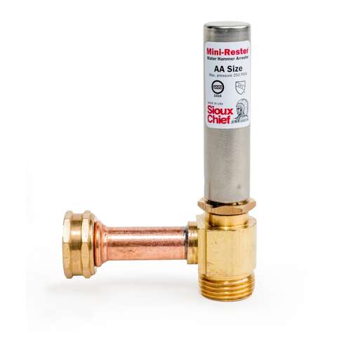 Sioux Chief MiniRester 3/4 in. FHT in. X 3/4 in. D MHT in. Copper Water Hammer Arrester 1 pk
