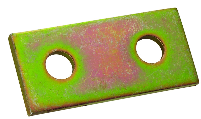 SuperStrut 200 Series ZAB206-10 Flat Straight Bracket, Steel, Gold, Galvanized
