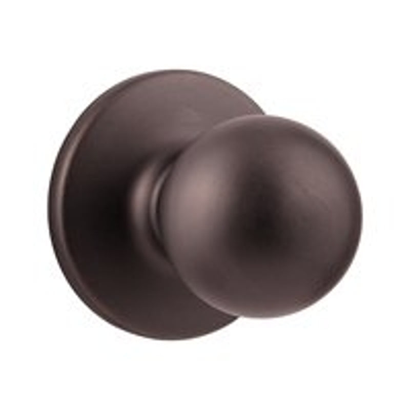Kwikset 200P 11PRCALRCSV1 Passage Knob, Polo, 2-23/32 in L x 2-5/8 in W x 2-5/8 in H Dimensions, Zinc