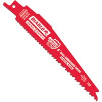 Diablo DS0612BW5 Reciprocating Saw Blade, 1 in W, 6 in L, 6/12 TPI, Bi-Metal Cutting Edge