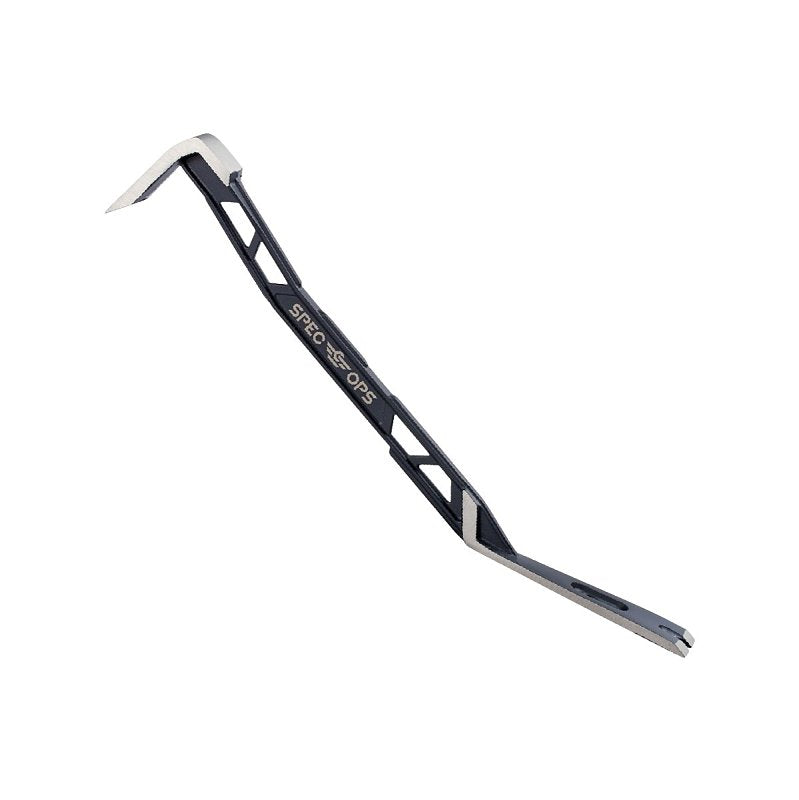 Spec Ops Delta Series SPEC-D18BAR Pry Bar, 18 in L, Beveled, Flat Tip, HCS, Black