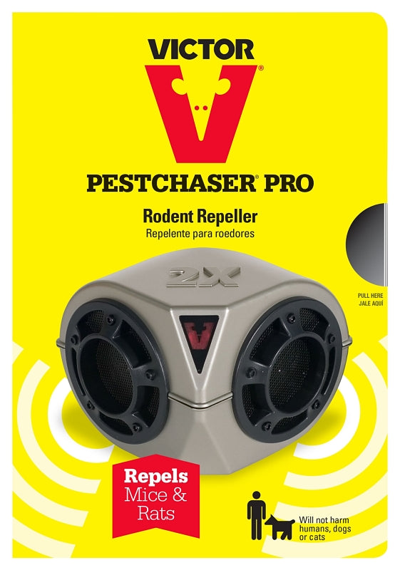 Victor M792 Pest Repeller, Heavy-Duty, Ultrasonic, Repels: Mice, Rats