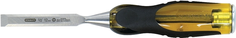 STANLEY Fatmax Thru-Tang 16-975 Chisel, 1/2 in Tip, 9 in OAL, Chrome Carbon Alloy Steel Blade, Ergonomic Handle