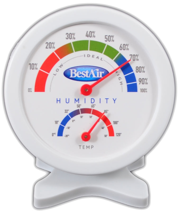 BestAir HG050-6/HG050 Hygrometer, 5 in Display, -60 to 120 deg F