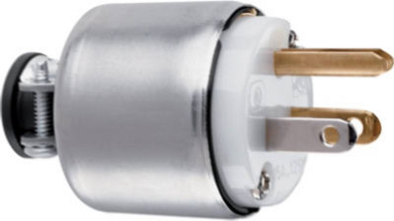 Legrand PS515PACC20 Armored Plug, 2 -Pole, 15 A, 125 V, NEMA: NEMA 5-15P, Yellow