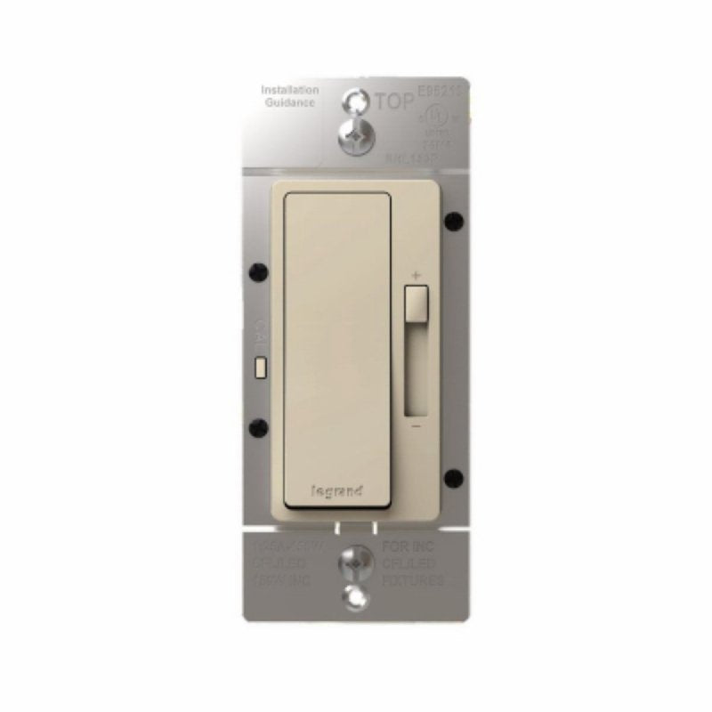 Legrand radiant Series RHL153PLA Advanced Dimmer, 1.25 A, 120 V, 150 W, CFL, Incandescent, LED Lamp, 3-Way