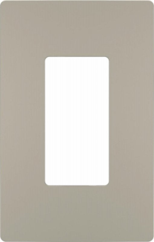 Pass & Seymour radiant Series RWP26NICC6 Wallplate, 4-1/2 in L, 3.15 in W, 1-Gang, Polycarbonate, Nickel, Metallic