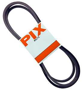 PIX P-37X89 Replacement V-Belt, 87 in Outside Circumference, 1/2 in W, 46 in Deck