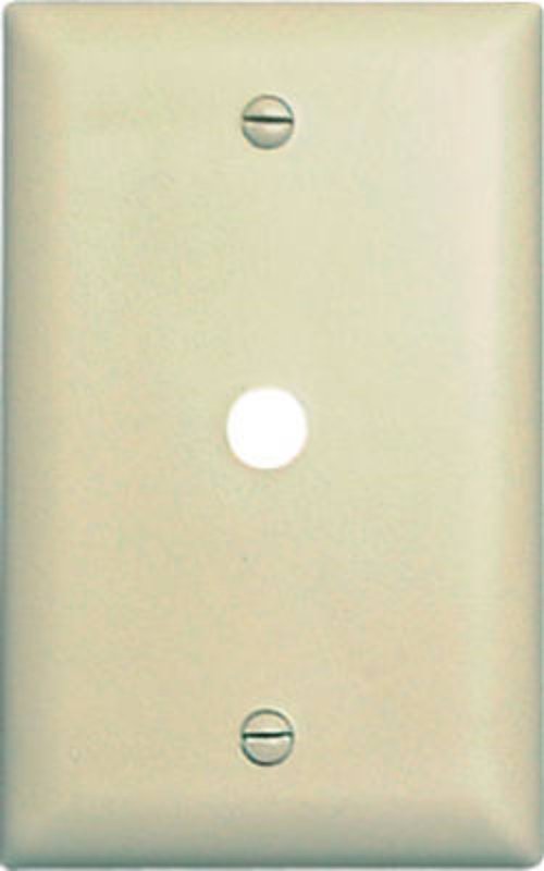 Pass & Seymour TradeMaster TP Series TP11ICC15 Wallplate, 4.7 in L, 2.94 in W, 1-Gang, Nylon, Ivory