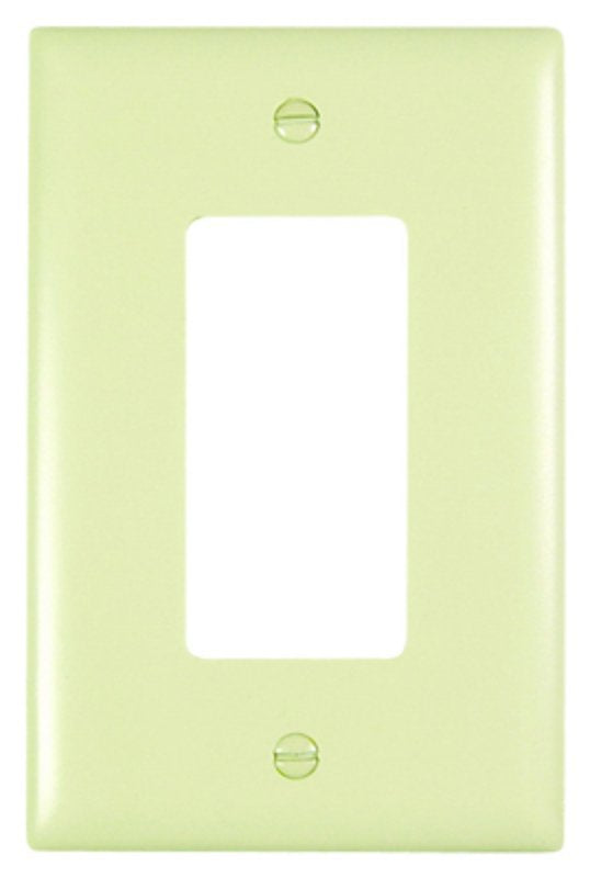 Legrand TradeMaster TPJ26I Wallplate, 5.06 in L, 3.31 in W, 1 -Gang, Nylon, Ivory