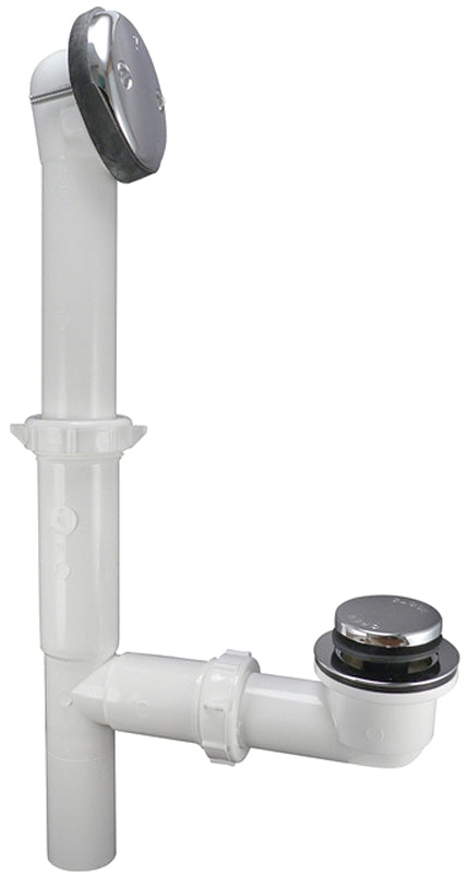 Keeney 63WK Bath Drain, Plastic, Chrome-Plated
