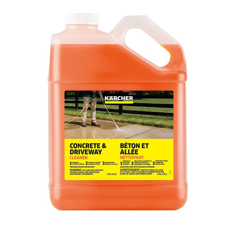 Karcher 8.760-407.0 Concrete and Patio Cleaner, Liquid, Orange, 1 gal