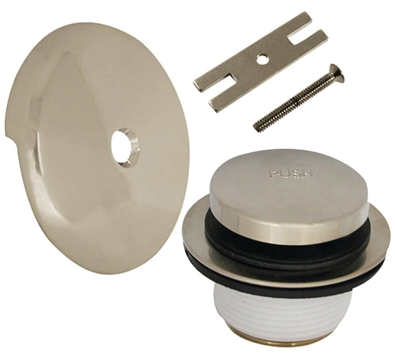 Danco 89237 Tub Drain Trim Kit, Metal, Brushed Nickel