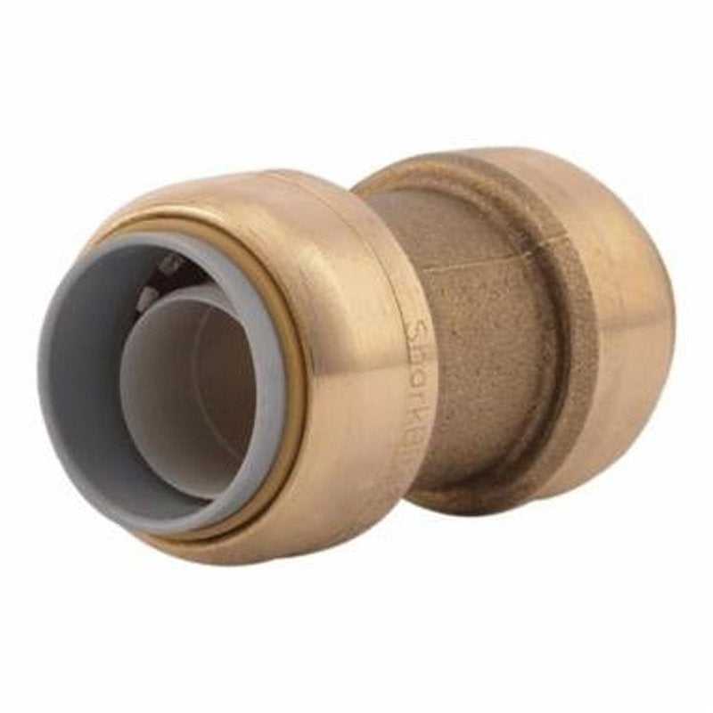 SharkBite Max Series UR4016A Transition Pipe Coupling, 3/4 in, Brass, 200 psi Pressure