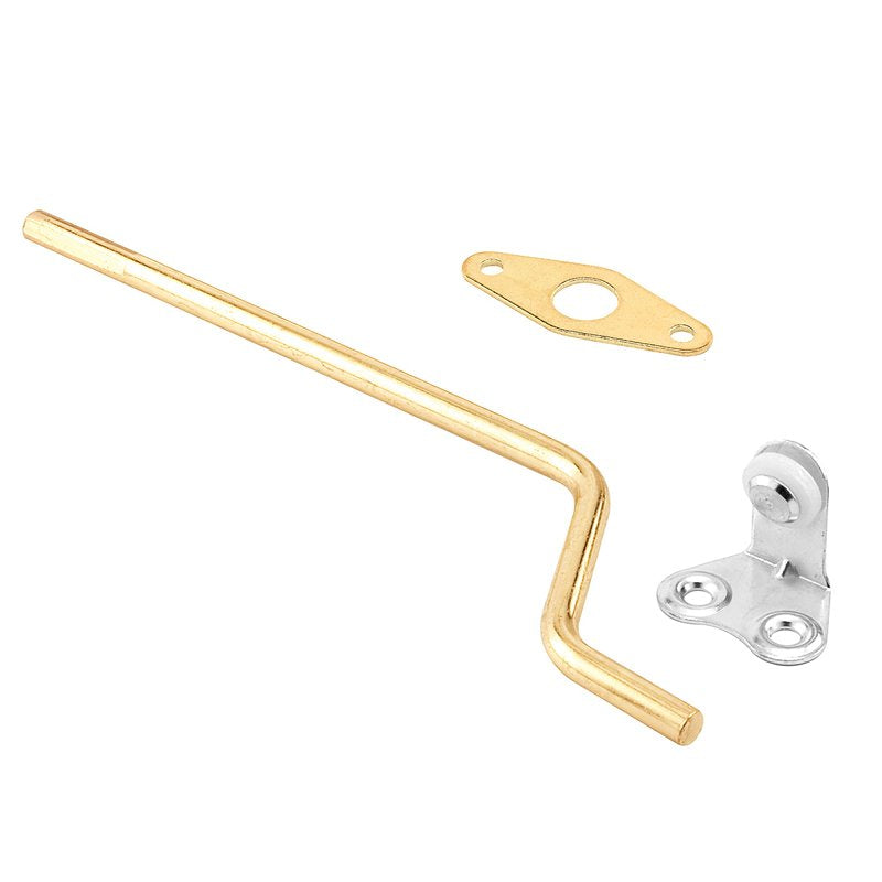 Prime-Line H 3528 Window Operator, Left/Right, Steel, Brass/Chrome