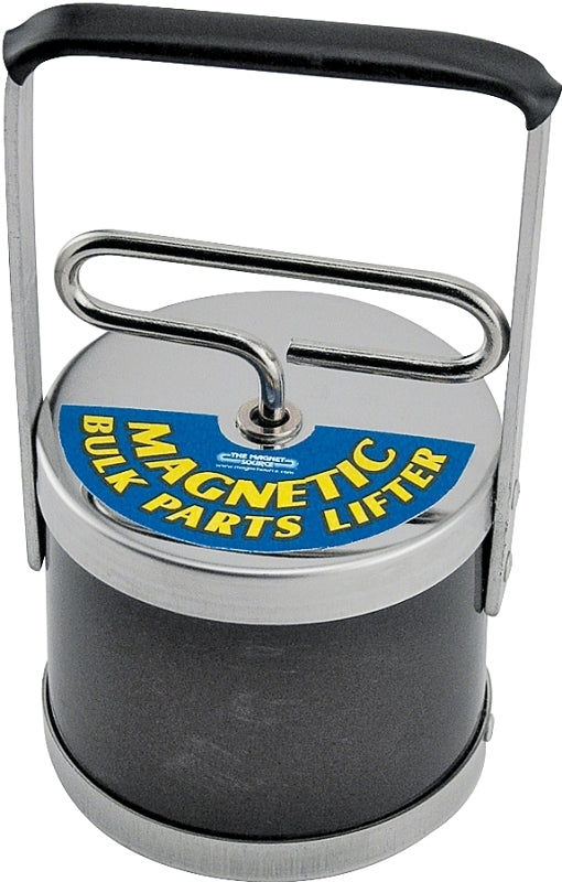 Magnet Source 07540/07252 Magnetic Bulk Parts Lifter, 3-1/2 in Dia, 6-3/4 in L, 3.2 in H, Rubber