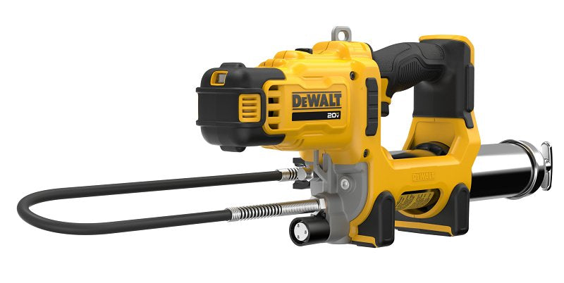 DEWALT DCGG581B Cordless Grease Gun, Tool Only, 20 V, 14.5 oz Cartridge, 10,000 psi Operating, 2-Speed, 47 in L Hose