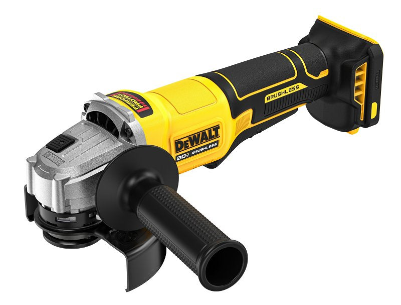 DEWALT MAX DCG408B Cordless Angle Grinder, Tool Only, 20 V, 5/8 in Arbor, 4-1/2 in Dia Wheel, 9000 rpm Speed