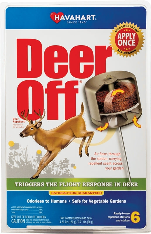 Safer 5962 Deer Repellent Station, Weatherproof, Repels: Deer