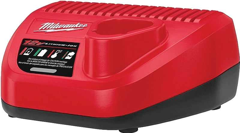 Milwaukee 48-59-2401 Battery Charger, 12 V Input, 120 V Output, 3 Ah, 30 min Charge, Battery Included: No