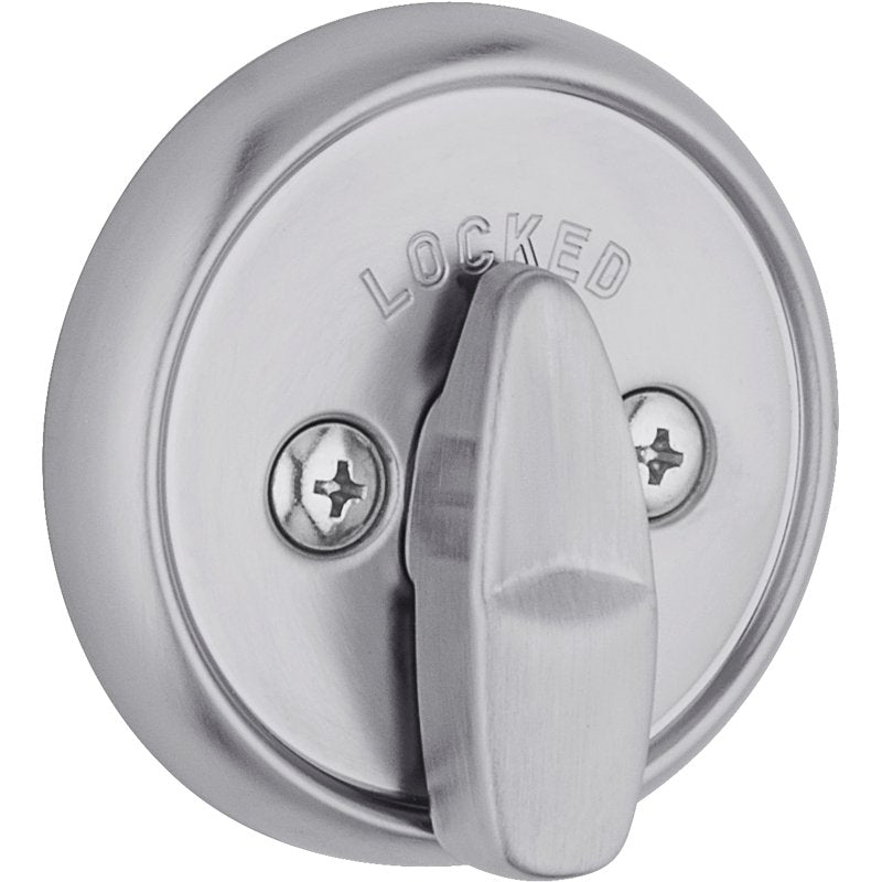 Kwikset Signature Series 780 Series 780 26D 6AL STRKP K3 Deadbolt, 2 Grade, Keyed Key, Zinc, Satin Chrome, KW1 Keyway