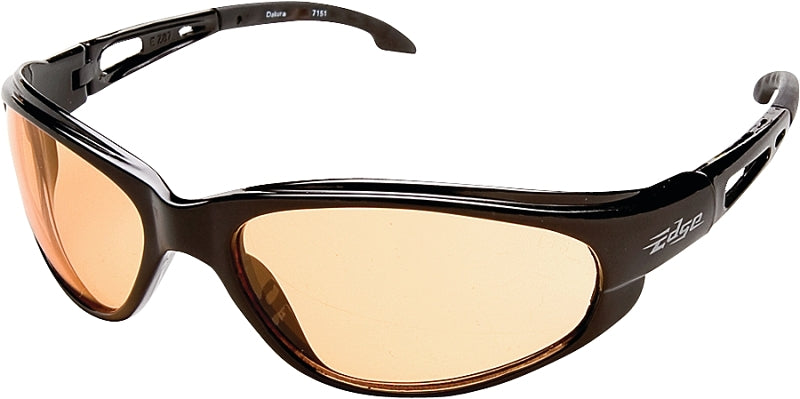 Edge Dakura Series SWAP119 Safety Glasses, Unisex, 61 mm W Lens, Polycarbonate Lens, Full Frame, Wraparound Frame