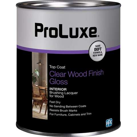 ProLuxe Gloss Clear Oil-Based Brushing Lacquer 1 qt, Pack of 4