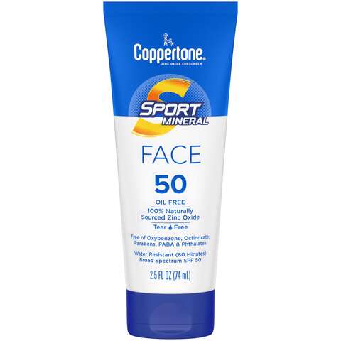 Coppertone Sport Mineral Face Sunscreen Lotion 2.5 oz 1 pk