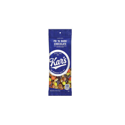 Kar's Peanut Butter 'N Dark Chocolate Trail Mix 2 oz Bagged, Pack of 12