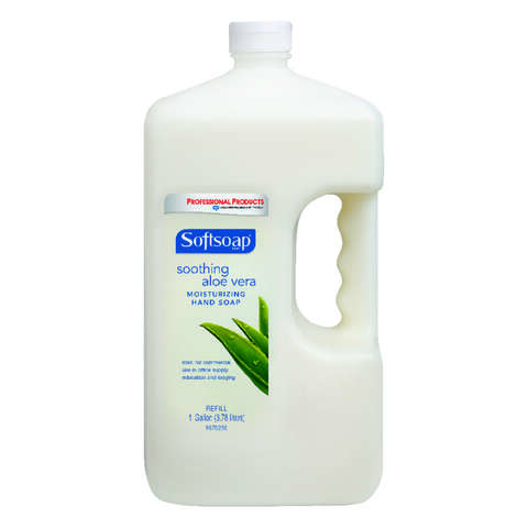 Softsoap Aloe Vera Scent Liquid Hand Soap 1 gal, Pack of 4