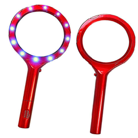 Home Plus LED Round Magnifying Glass 12 pk, Pack of 12
