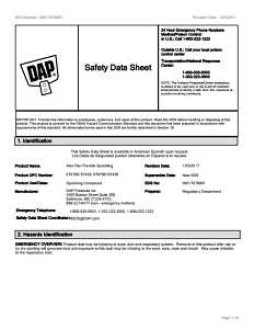 DAP 18742 Flexible Spackling, Latex Base, White, 16 fl-oz Tub