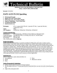 DAP 18744 Spackling Paste White, White, 7 fl-oz Tube