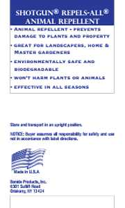 Bonide Repels All 2360 Animal Repellent, 1041 sq-ft Coverage