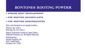 Bonide 925 Plant Food, 1.25 oz, Solid, 0-0-0 N-P-K Ratio