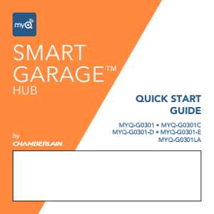 Chamberlain MYQ-G0401 Smart Garage Controller, Wi-Fi, White