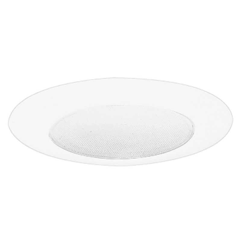 Halo 170PS Recessed Light Trim, 6 in Dia, 4 in OAH, Glass Lens, Polymer Body, White