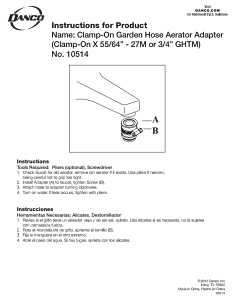 Danco 10514 Hose Aerator Adapter, 55/64 x 3/4 in, Male x GHTM, Brass, Chrome-Plated