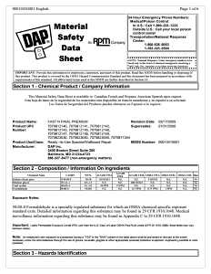 DAP 12140 Spackling Paste White, White, 1/2 pt Tub