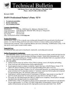 DAP 12240 Painter's Putty, Paste, Musty, White, 0.5 pt Tub
