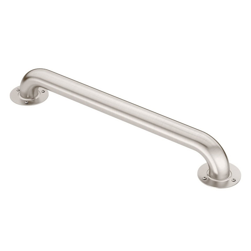 Moen LR7536 Grab Bar, 36 in L, 3-1/4 in W, 361 in L Bar, 300 lb, Stainless Steel, Screw