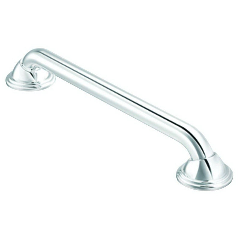Moen LR8716D2CH Grab Bar, 500 lb, Stainless Steel, Chrome, Screw Mounting, ADA Compliant