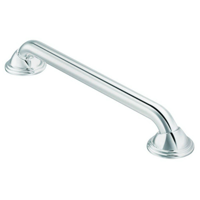 Moen LR8724D2BN Grab Bar, 24 in L Bar, 500 lb, Stainless Steel, Brushed Nickel, Screw Mounting, ADA Compliant