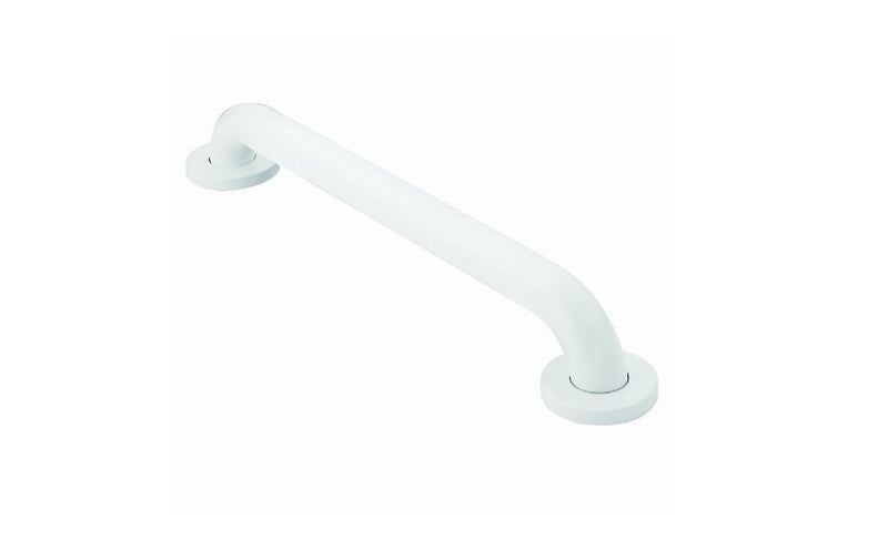 Moen R8918W Grab Bar, 18 in L Bar, 500 lb, Stainless Steel, Glacier, Screw Mounting, ADA Compliant