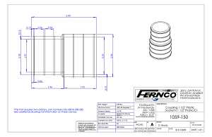 Fernco P1059-150 Flexible Coupling, 1-1/2 in, 3.9 in L, Socket, PVC, Black, 4.3 psi Pressure