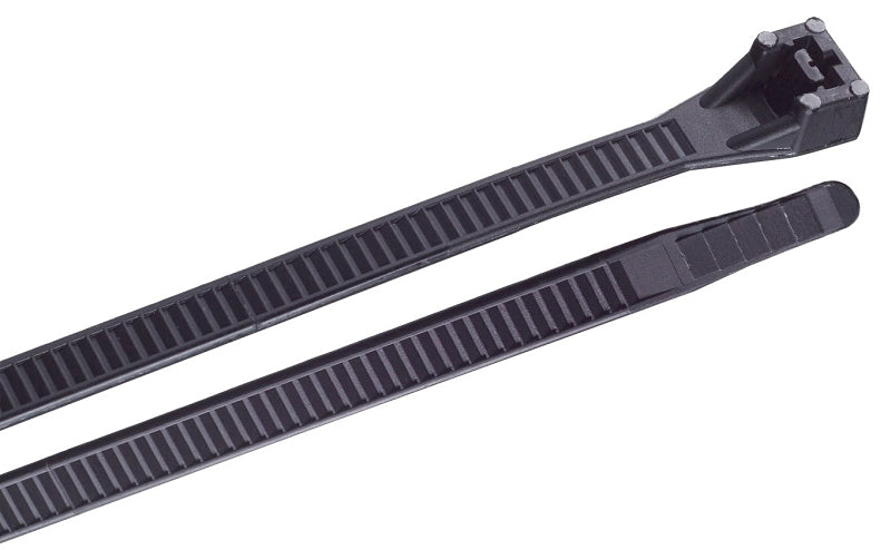 Gardner Bender 45-524UVBSP Cable Tie, 6/6 Nylon, Black, 24 in L
