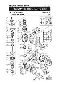 Metabo HPT NV83A5 Framing Nailer, 200 to 300 Magazine, 16 deg Collation, Wire Collation, 2 to 3-1/4 in Fastener